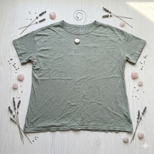 Maurices 24/7 Dawson Crewneck T-Shirt, Olive Green, Size 0X